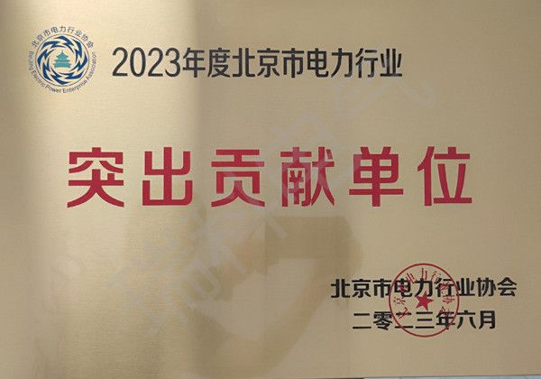 47、2023年度北京市電力行業(yè)突出貢獻(xiàn)單位